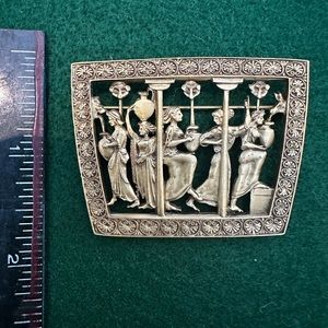 Greek Relief Pin